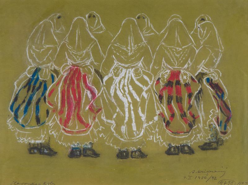 Slavonian Women Dancing "Kolo"