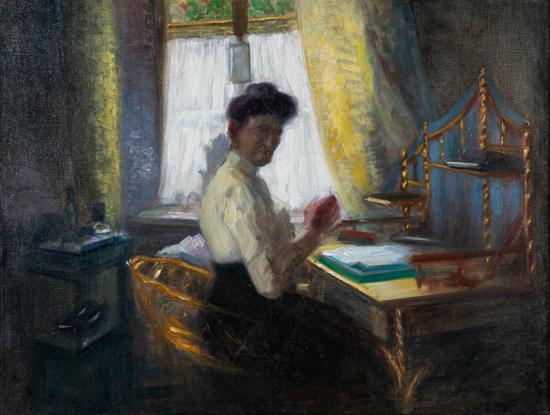 Self-Portrait in Interior