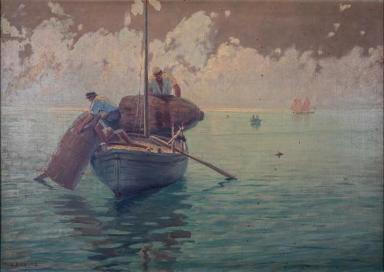Fishermen with Fish Traps