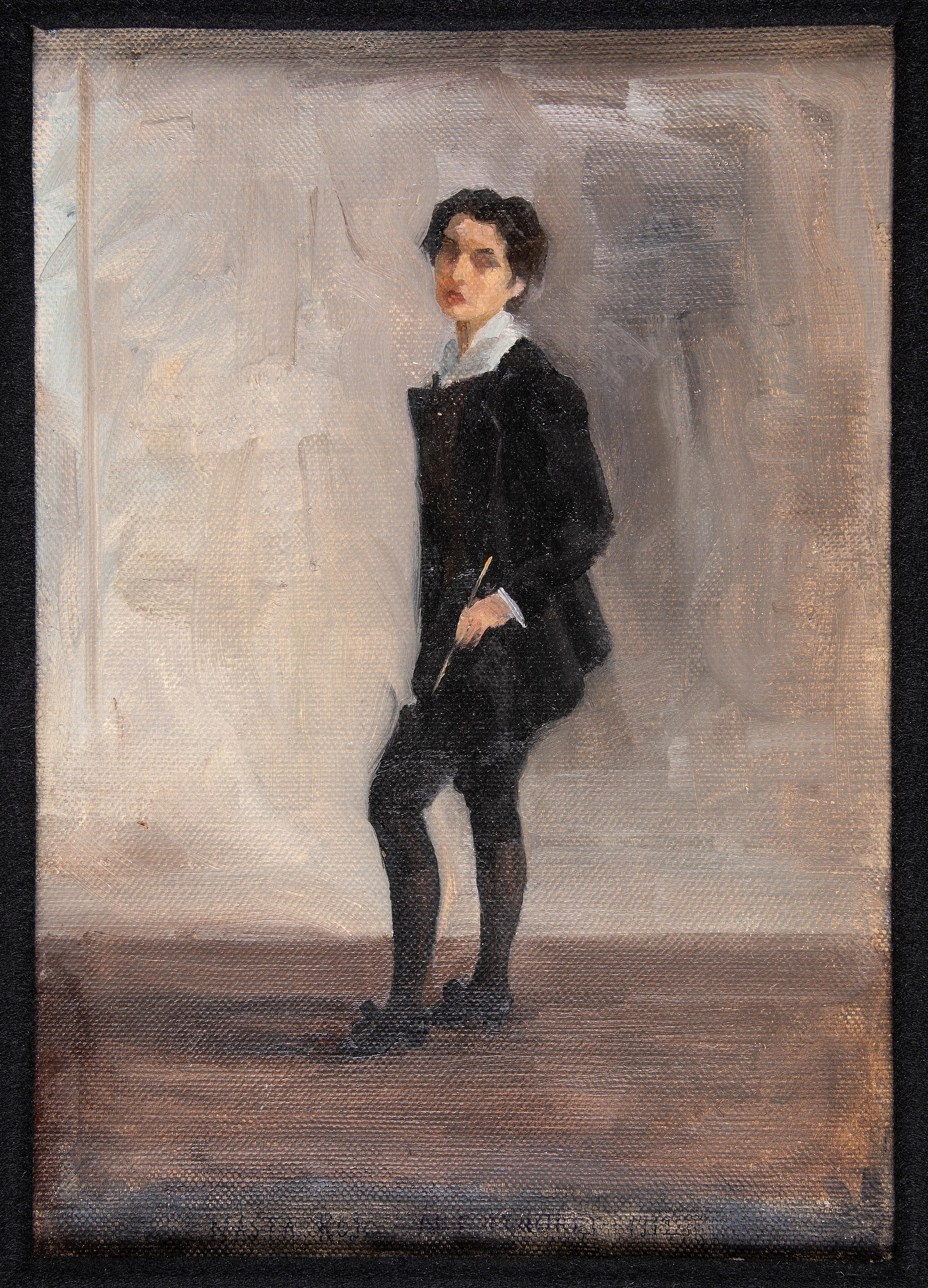 Self-Portrait with Brush