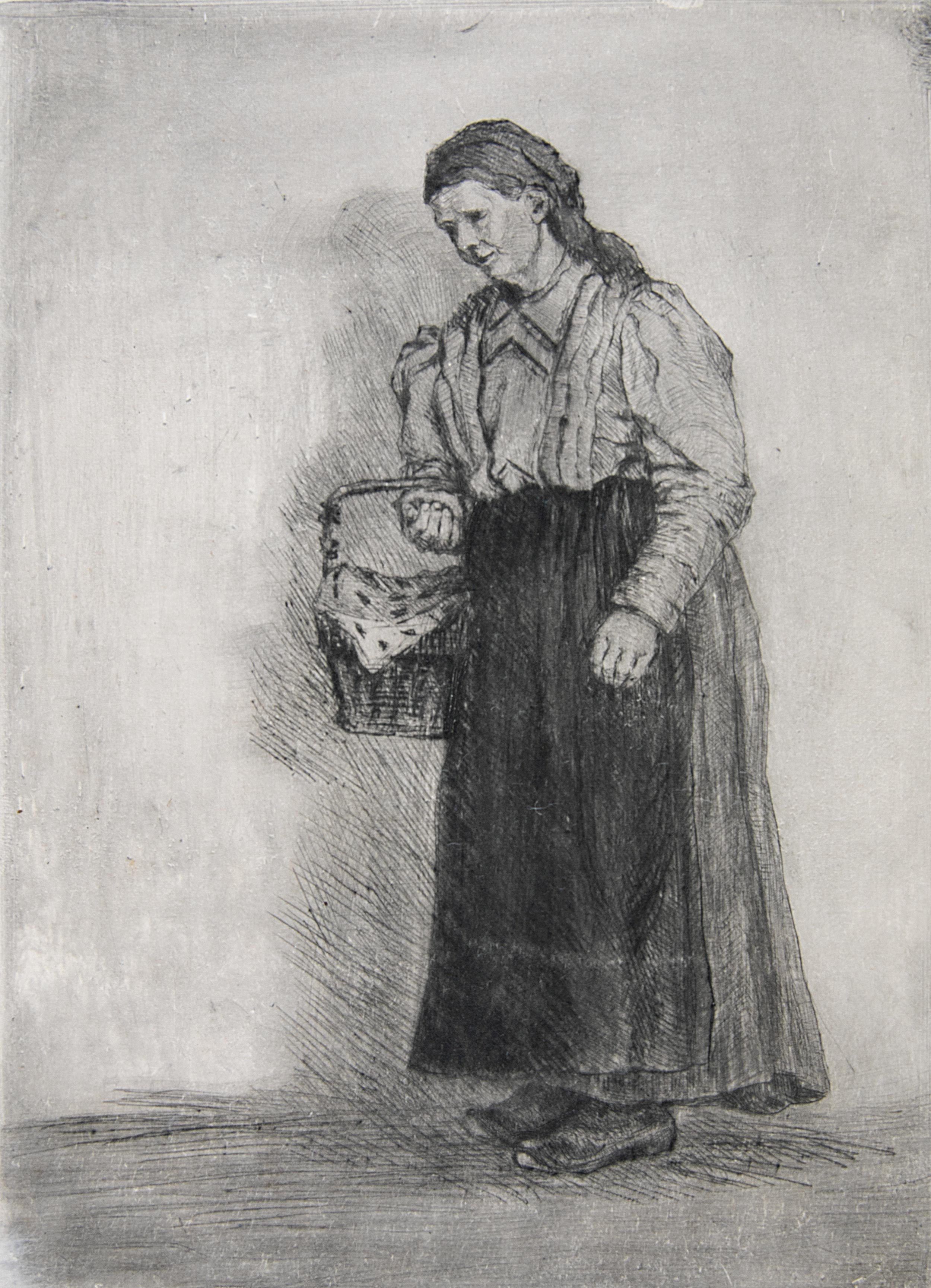 Old Woman with Basket