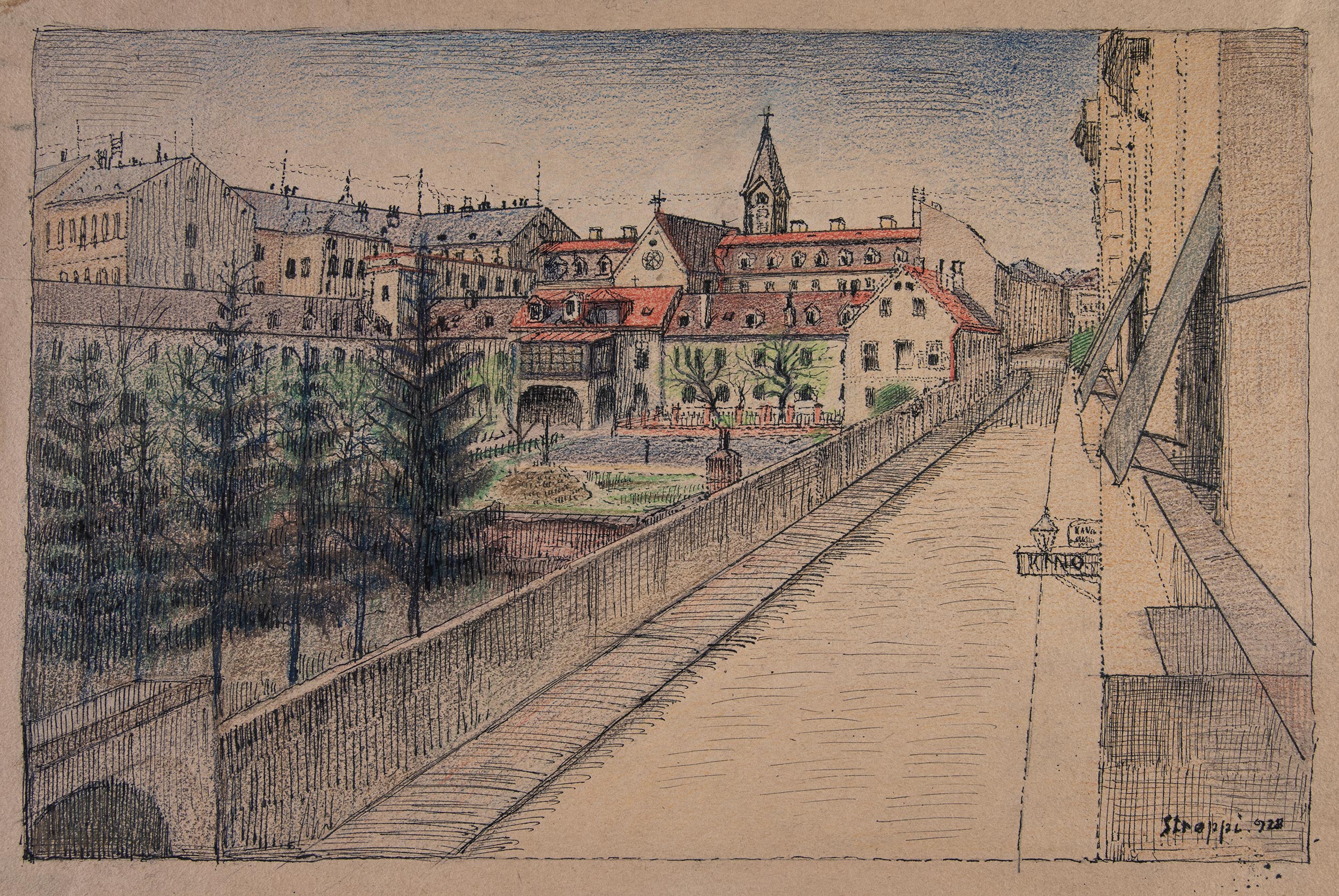 View from Varšavska Street