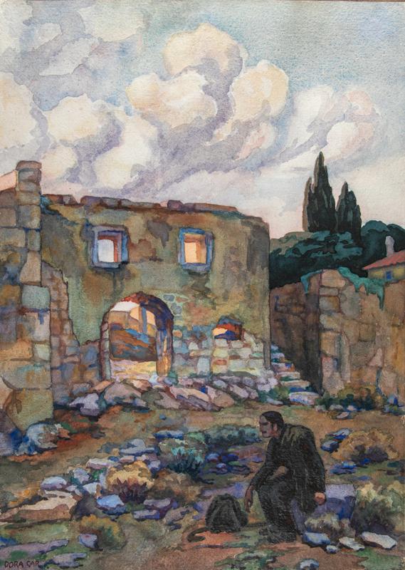 Study for the Painting "The Traveler"