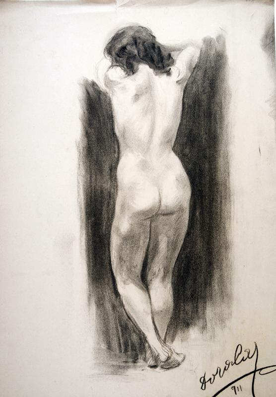 Female Nude from Behind