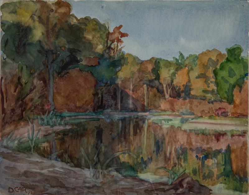 Lake in Maksimir Park