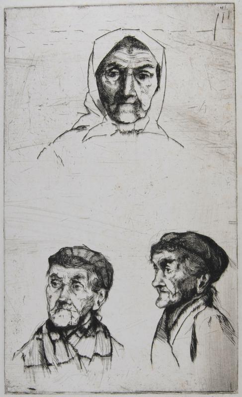 Three Heads of an Old Woman
