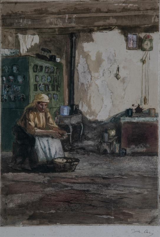 Woman from Novalja in the Kitchen