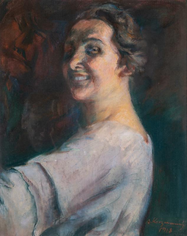 Self-Portrait with the Mask of Otto Dix