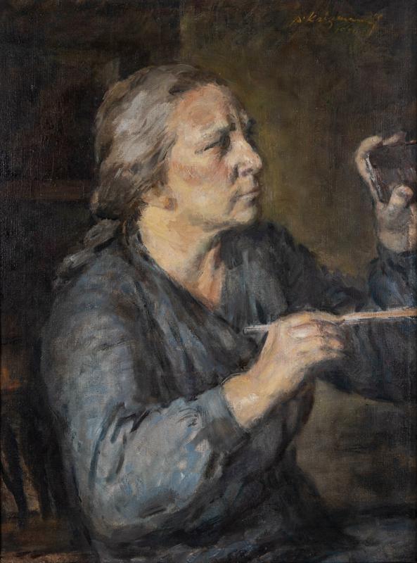 Self-Portrait at Work