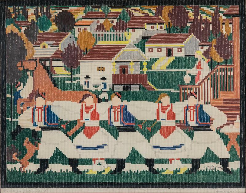The Croatian Village of ŠestineDesign for the Tapestry