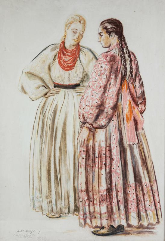 Woman from Posavina and Woman from Sunja