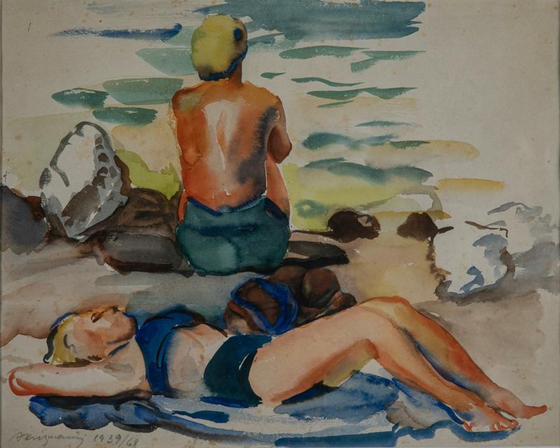 Female Bathers on Mljet