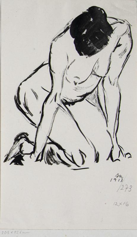 Kneeling Nude