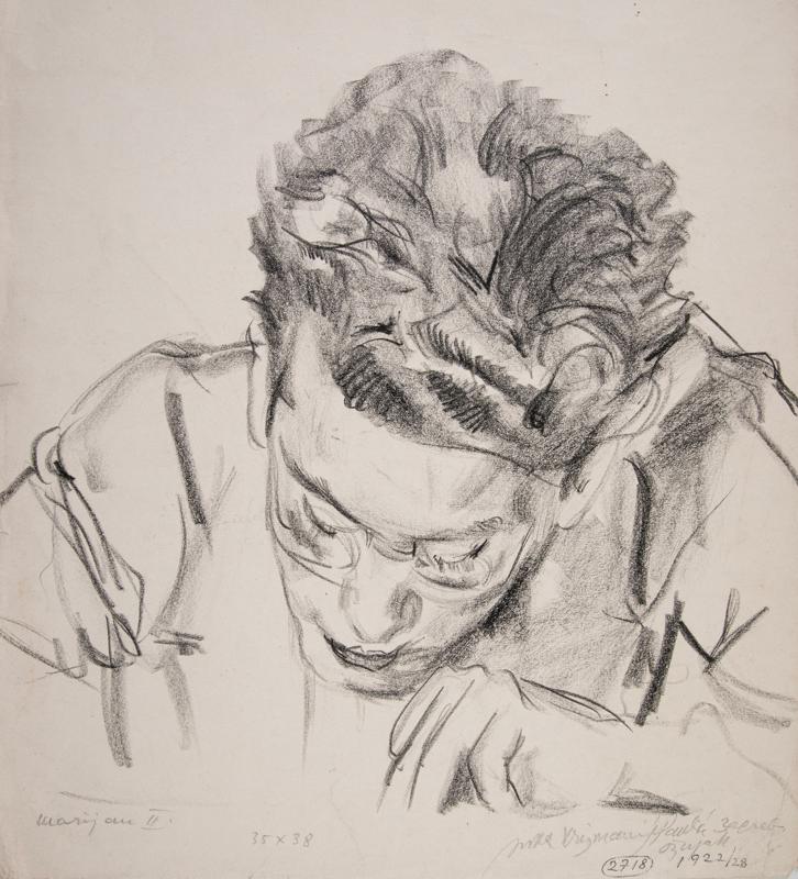 Portrait Sketch of Marijan Feller