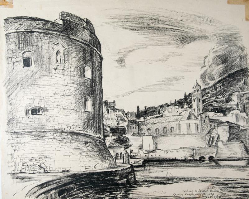 Entrance to Dubrovnik Harbour