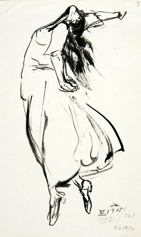 Dancer Grete WiesenthalFree Composition V