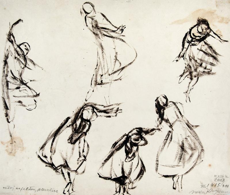 Dancer Grete WiesenthalFree Composition VII