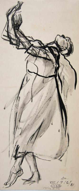 Dancer Grete WiesenthalFree Composition VIII