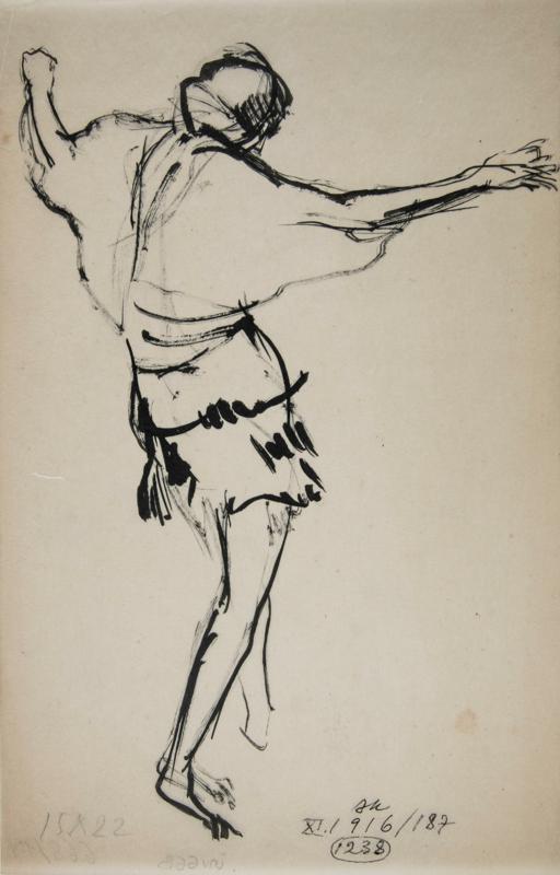 Dancer Gertrud LeistikowFree Composition I