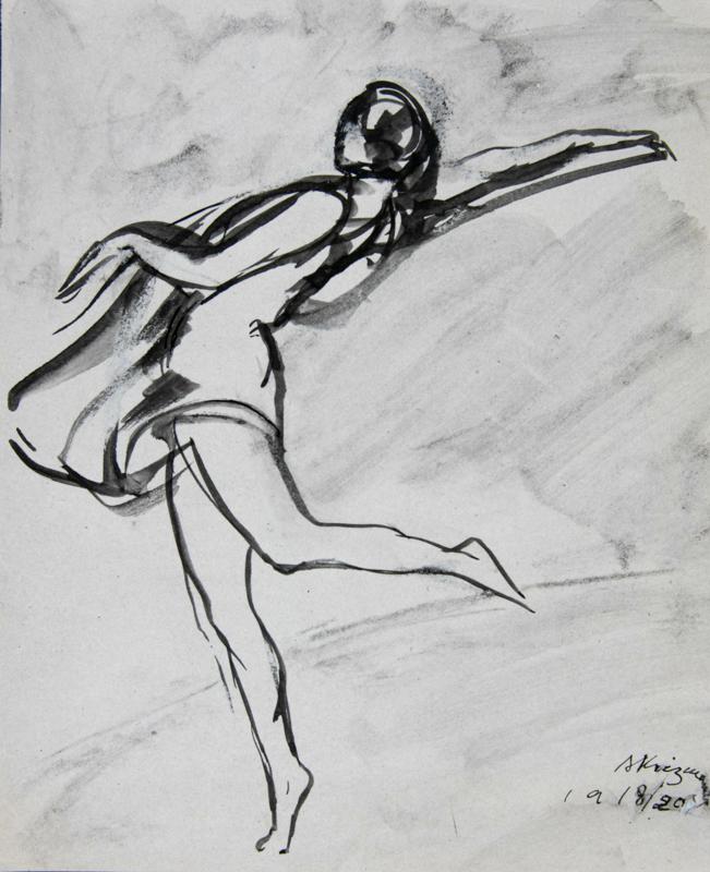 Dancer Gertrud LeistikowFree Composition V
