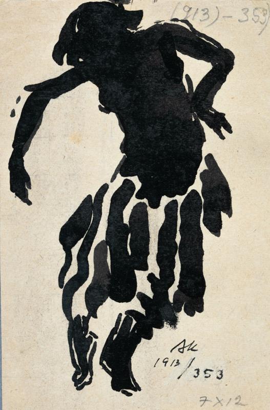 Dancer in Satyr Costume
