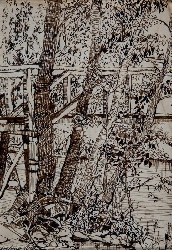 Trees by the Bridge