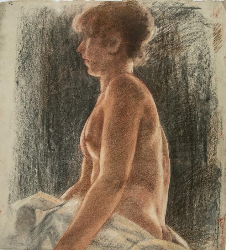 Half-Nude Girl