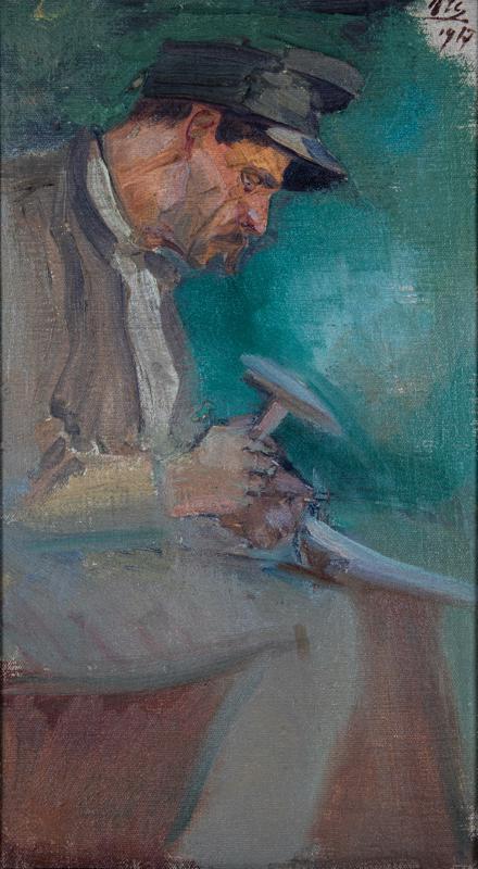 Study of a Scythe Sharpener