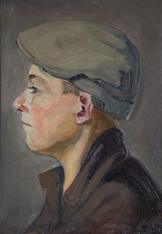 Profile of a Boy with Cap