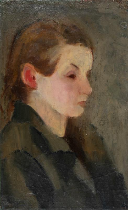 Profile of a Girl in Right Profile