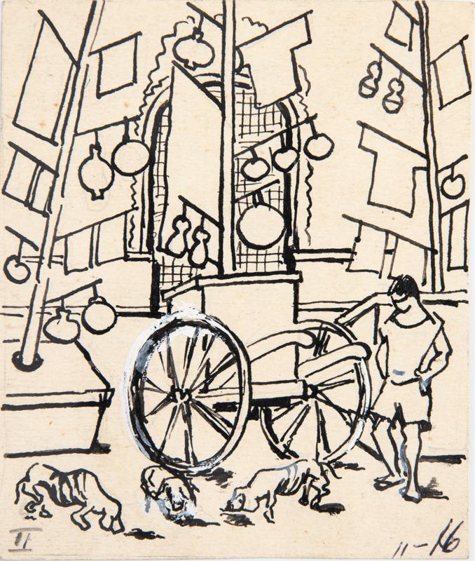 Journey to SiamMerchant Cart with Dogs