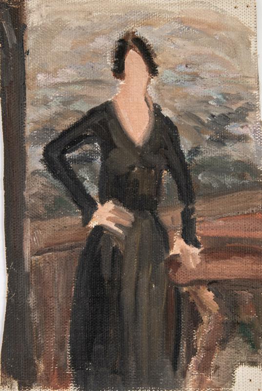 Study for the Portrait of the Lady in Black