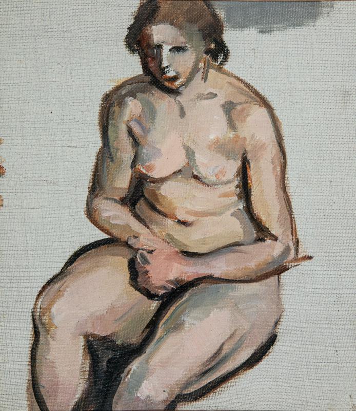 Nude of a Young Woman Sitting
