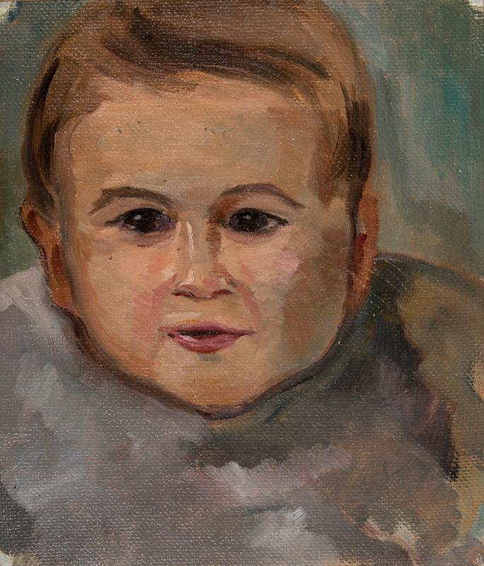 Frontal Portrait of a Boy