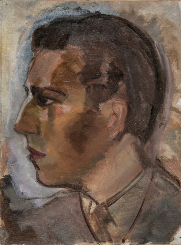 Left Profile of a Young Man