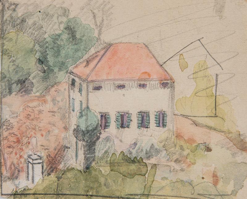 Motif with House