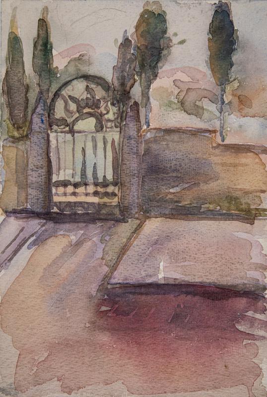 Motif with Iron Gate