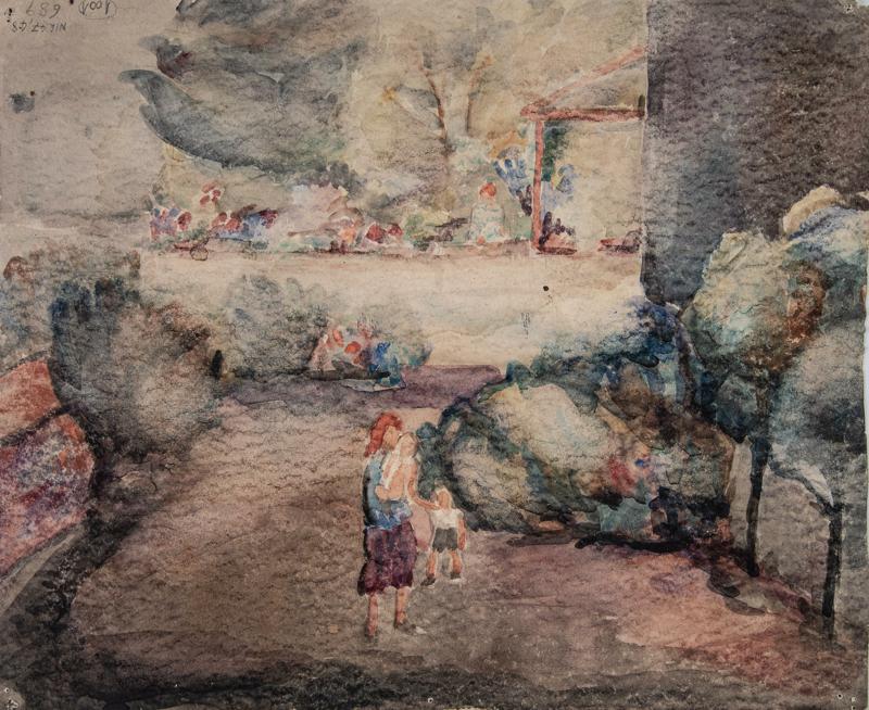 Landscape with People