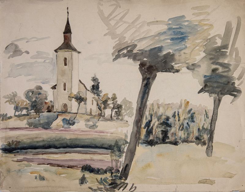 Landscape with Church