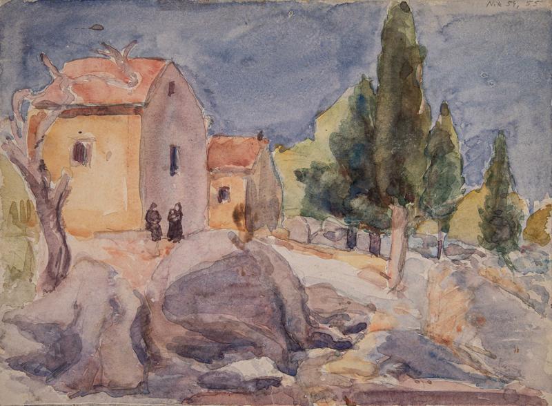 Dry Tree, Houses and Women