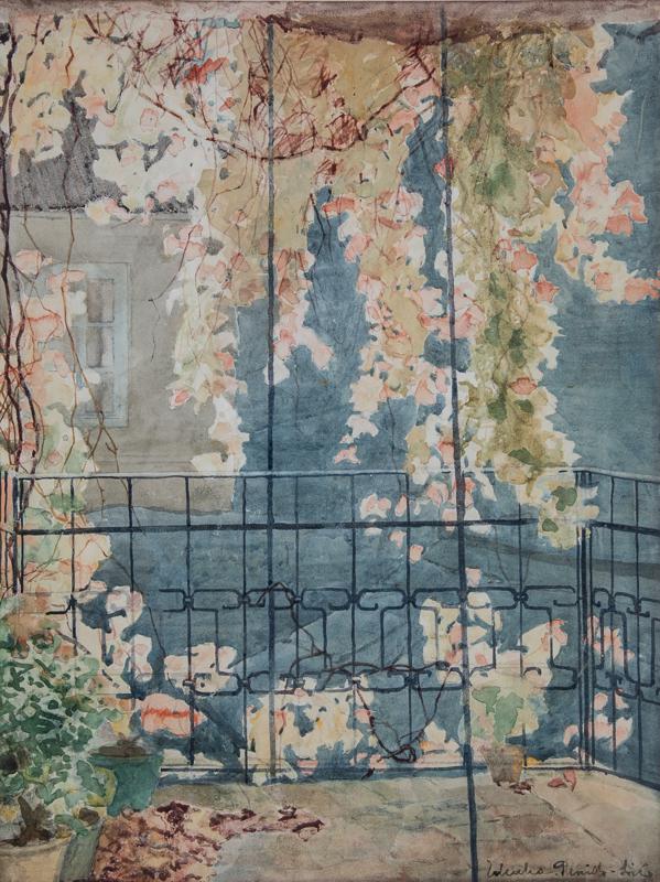 View from the Terrace to the Garden in Novi