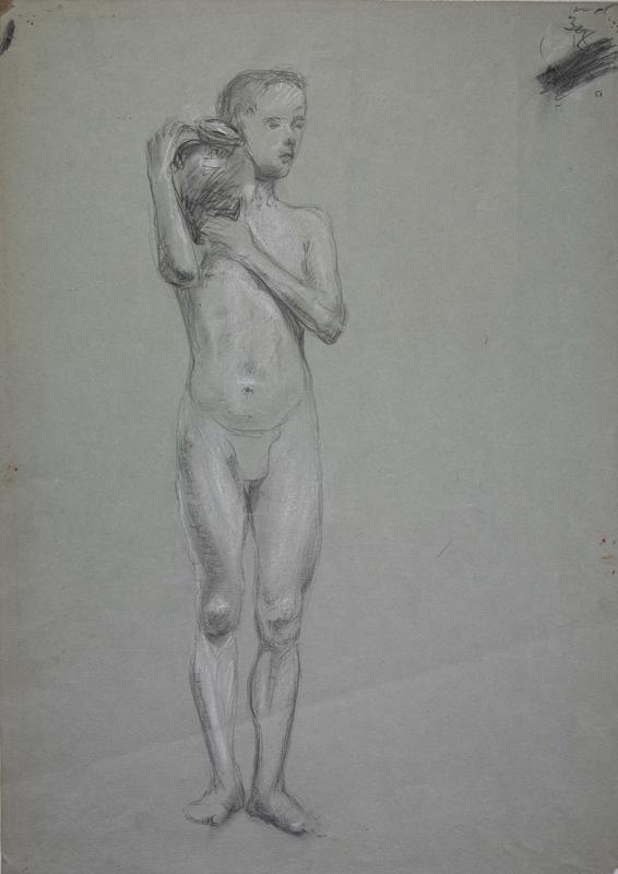 Male Nude with Jug on His Shoulder