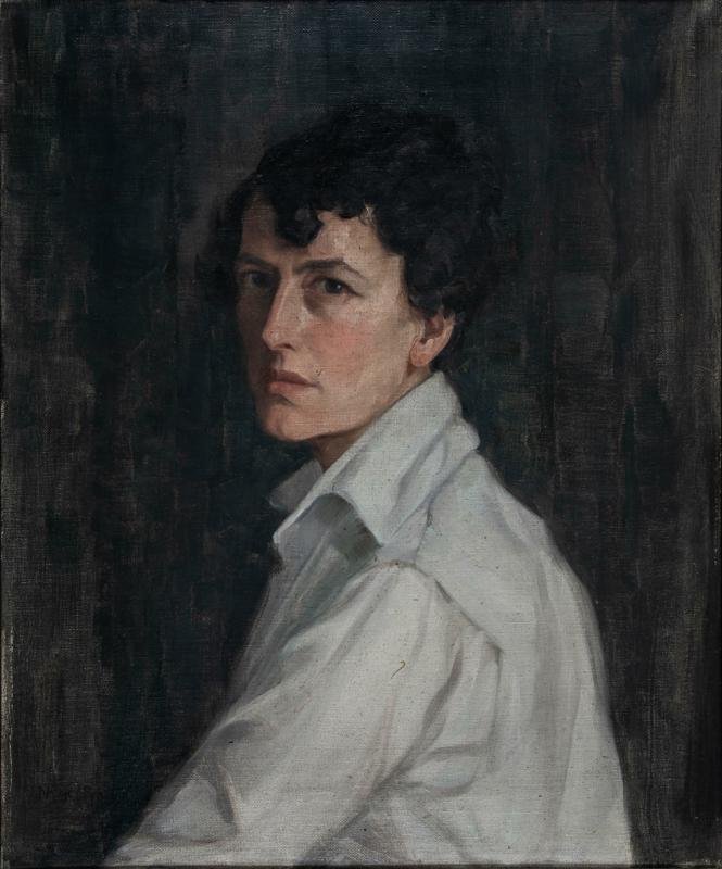 Self-Portrait in White Shirt