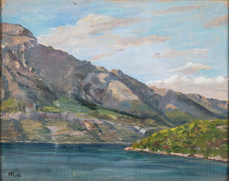 Coast near OrebićKorčula Channel