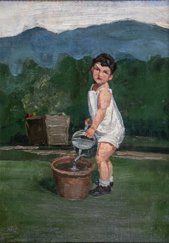 Little Zdenko Šenoa in the Garden