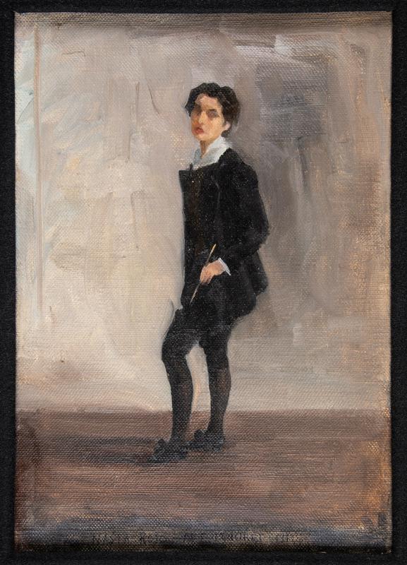 Self-Portrait with Brush