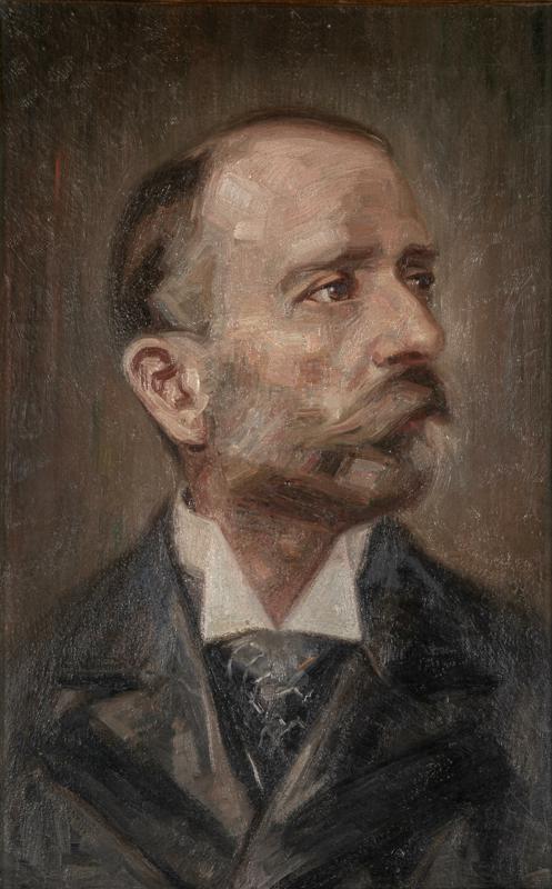 Portrait of a Man with Moustache