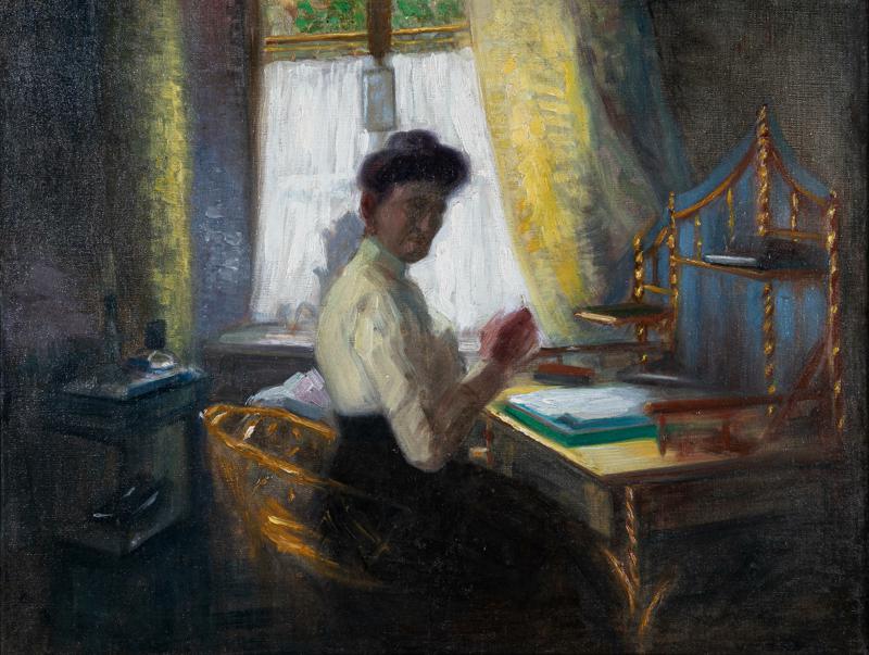 Self-Portrait in Interior