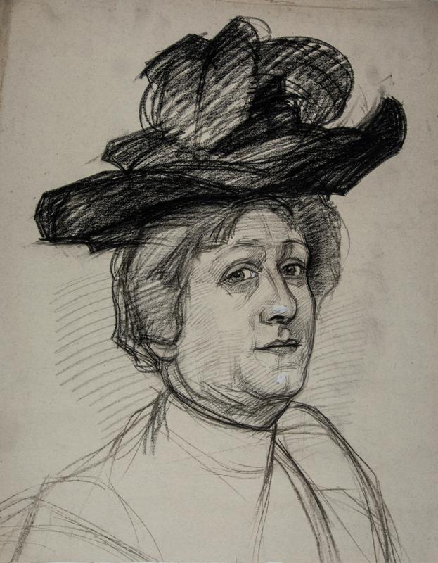 Portrait of a Woman with a Hat