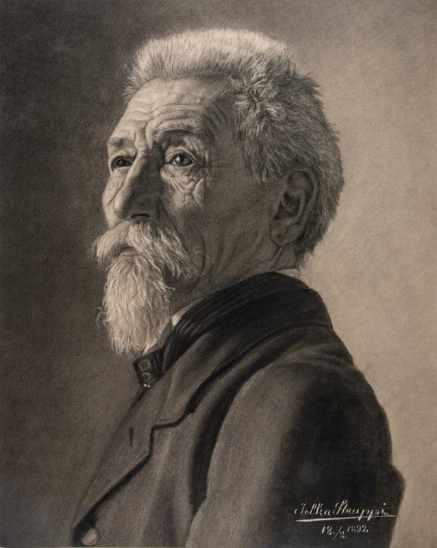 Portrait of an Old Man in Half Profile